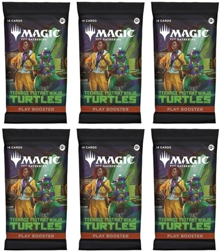 Amazon.com: 6 Packs Magic The Gathering Play Booster Pack Lot MTG